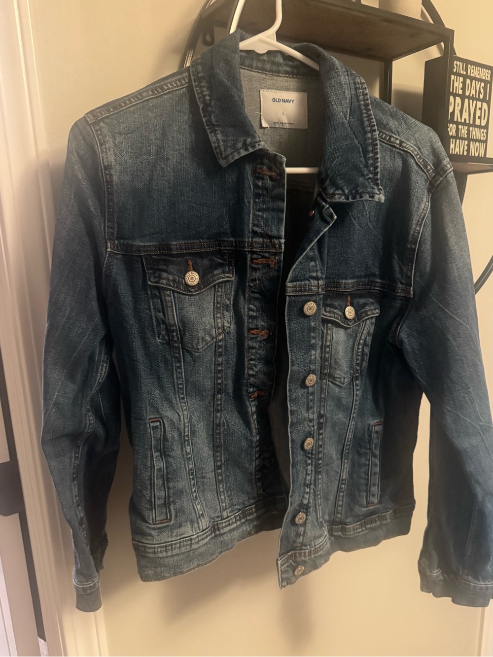 Old Navy women’s  Blue Denim Jacket size large